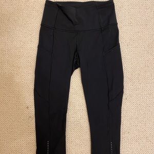 Lululemon Fast and Free Cropped Leggings